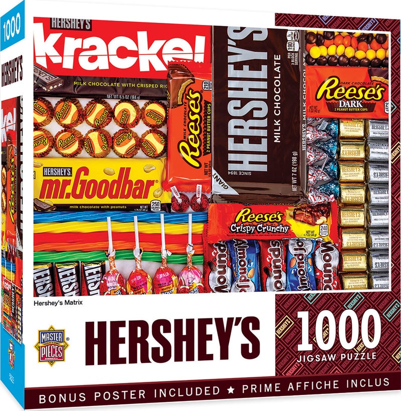 MasterPieces 1000 Piece Jigsaw Puzzle for Adults, Family, Or Youth - Hershey's Matrix - 19.25"x26.75". - Image 1